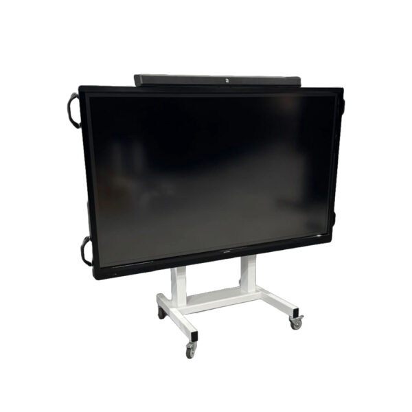 Huur Sharp 70 inch touchscreen elektrische trolley set - Afbeelding 8