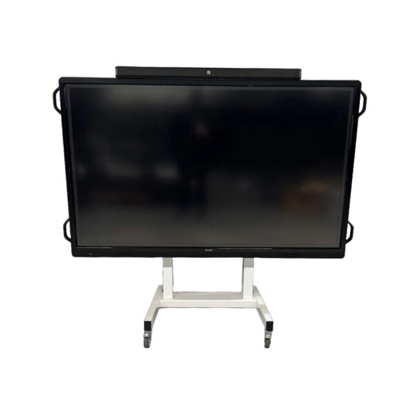 Huur Sharp 70 inch touchscreen elektrische trolley set - Afbeelding 2